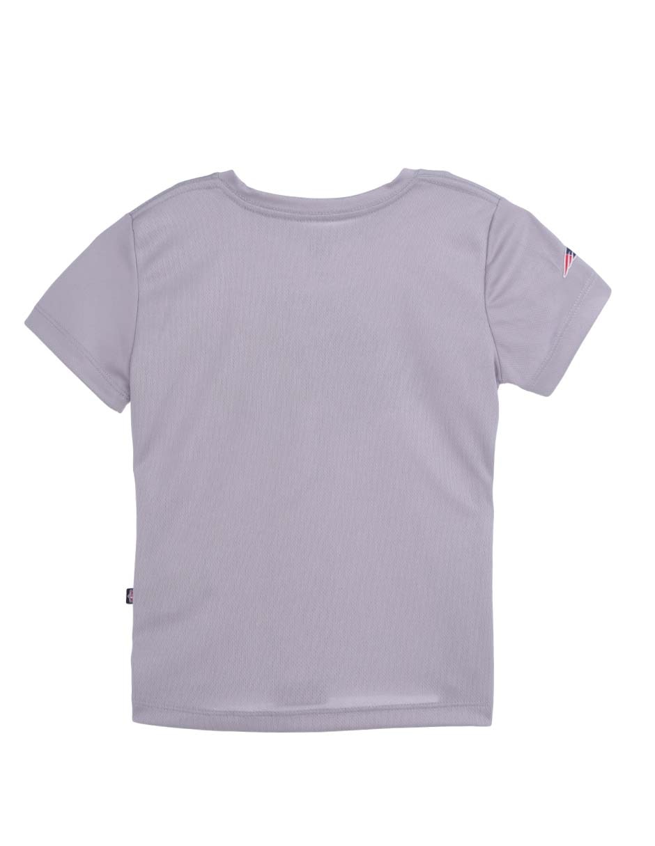 Playera deportiva para fútbol americano Equipos Inter. New England Patriots de niño