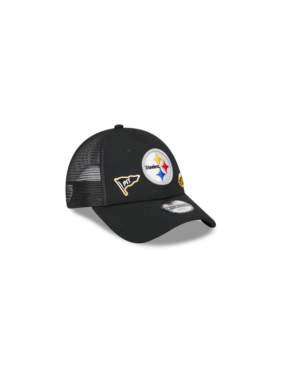 Gorra visera curva snapback para fútbol americano NFL Pittsburgh Steelers infantil