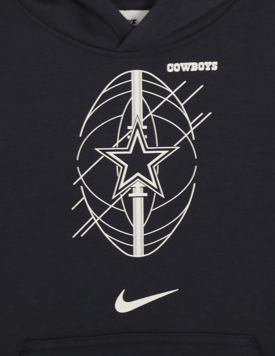 Sudadera con capucha y bolsa Dallas Cowboys para niño 3