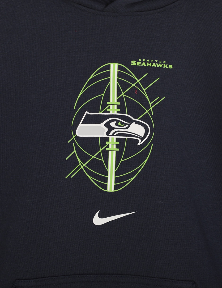 Sudadera con capucha y bolsa Seattle Seahawks para niño 3