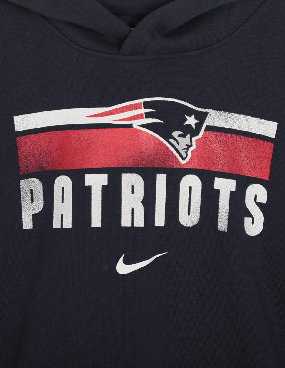 Sudadera con capucha y bolsa New England Patriots para niño 3