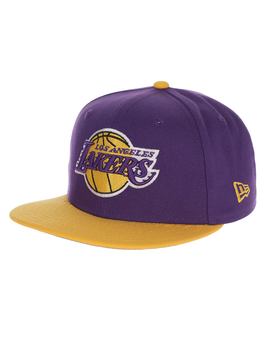 Gorra visera plana snapback para básquetbol NBA Los Angeles Lakers para adulto 2