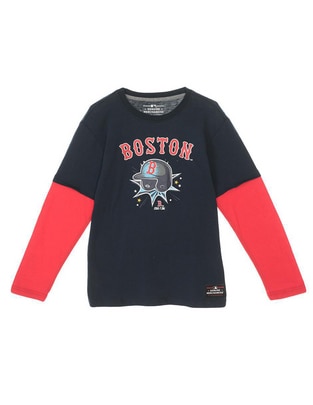 Playera deportiva para béisbol Boston Red Sox de niño