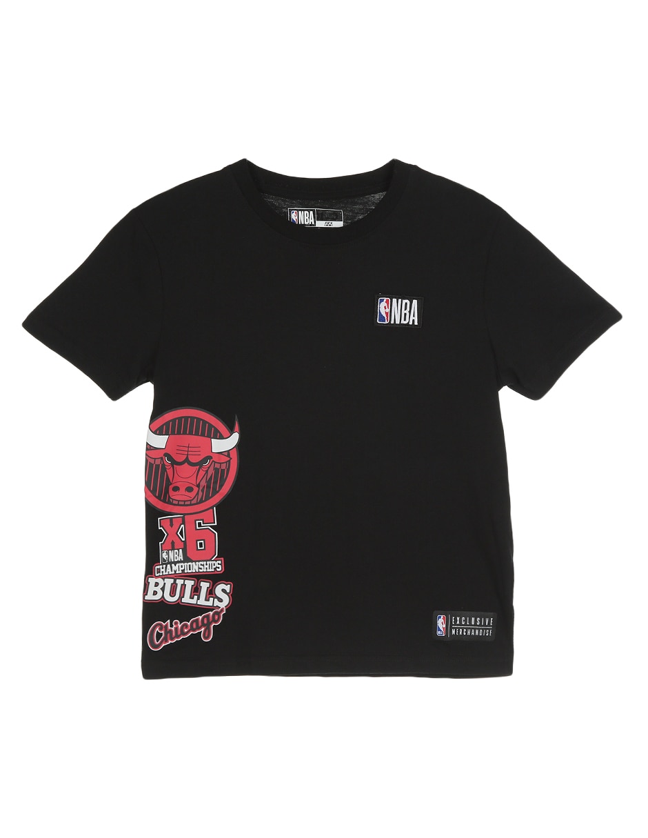 Playera deportiva para básquetbol Chicago Bulls de niño