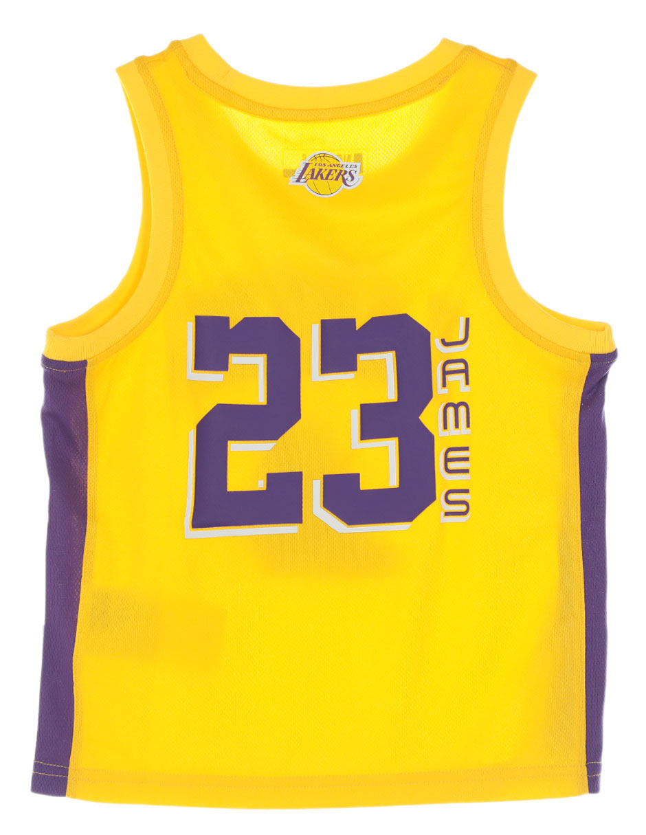 Jersey de Los Angeles Lakers visitante Nba para niño
