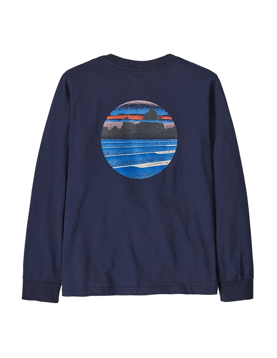 Playera deportiva para outdoor Patagonia para niño