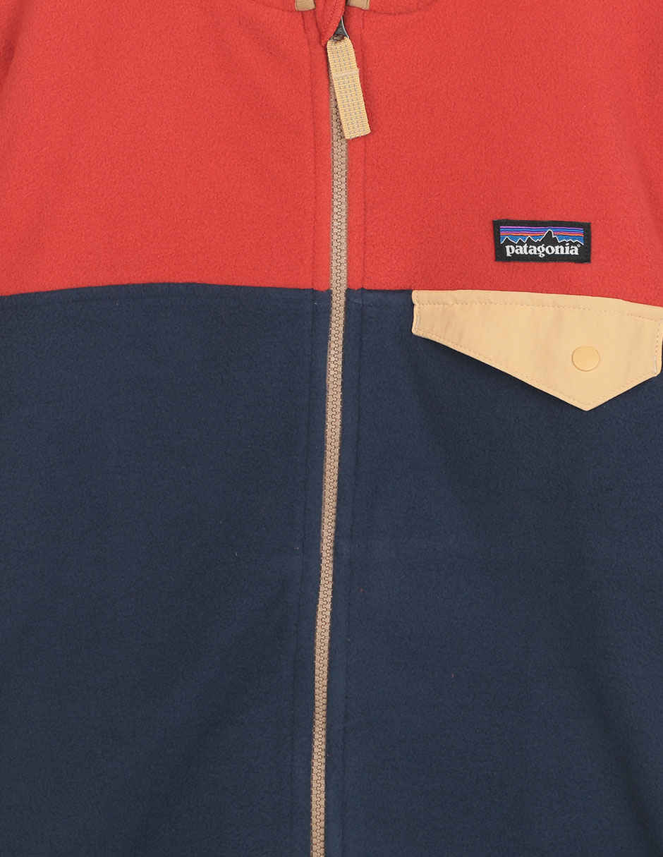 Chamarra outdoor Patagonia Micro D Snap-T Fleece de niño
