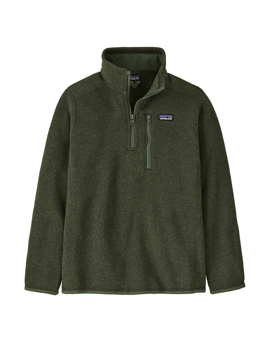 Sudadera outdoor Patagonia Better Sweater 1/4-Zip Fleece con bolsas para niño