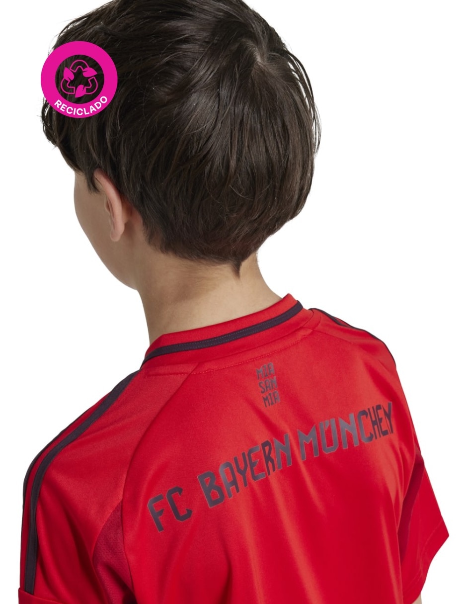 Jersey de Bayern Munich local manga corta jugador para niño 4