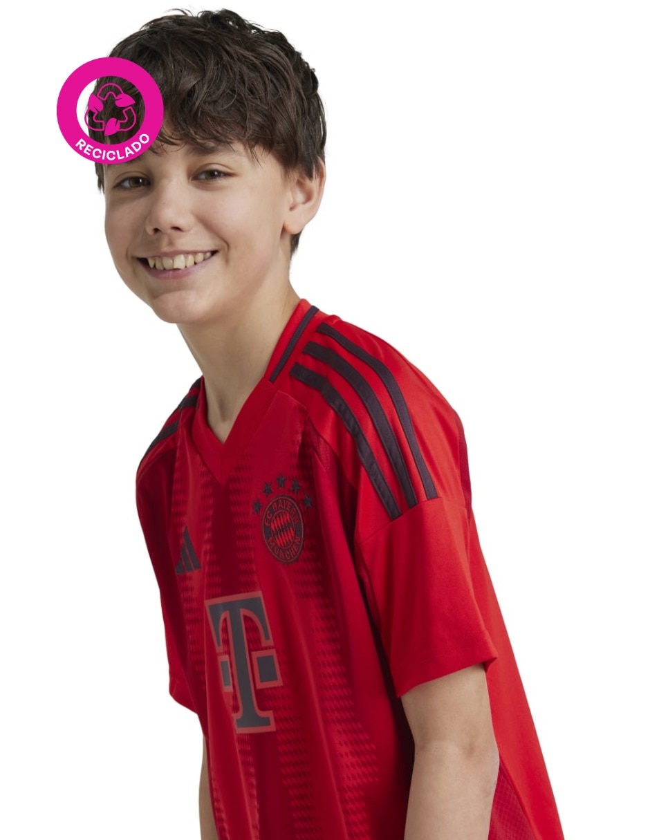 Jersey de Bayern Munich local manga corta jugador para niño 5