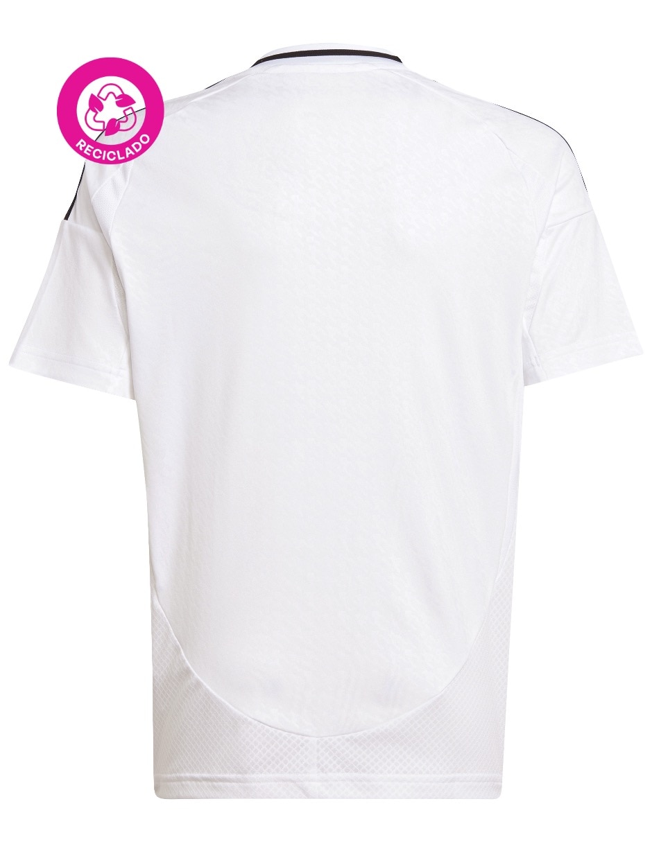 Jersey de Real Madrid Club de Fútbol local manga corta Adidas para niño