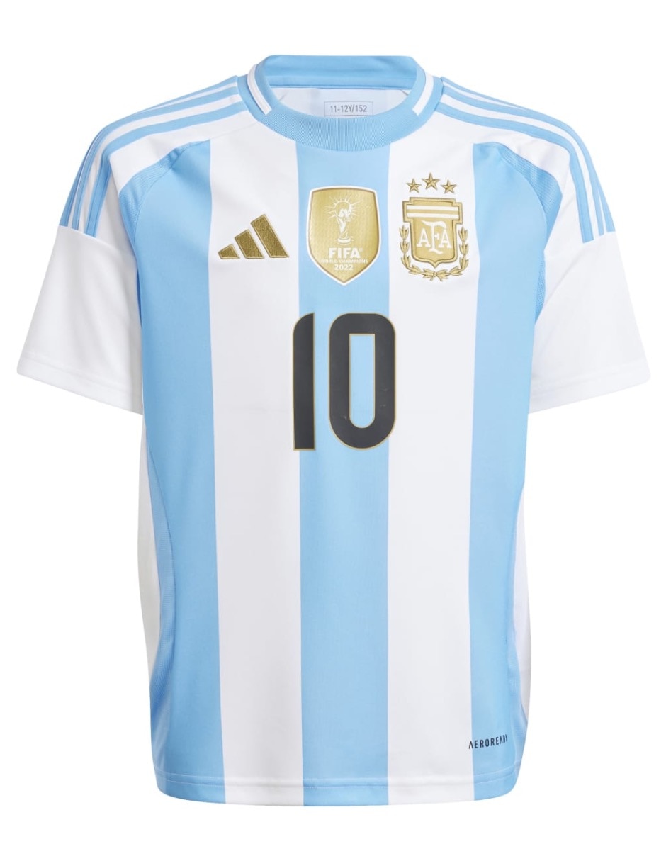 Jersey de Argentina tercer equipo de Lionel Messi manga corta para niño