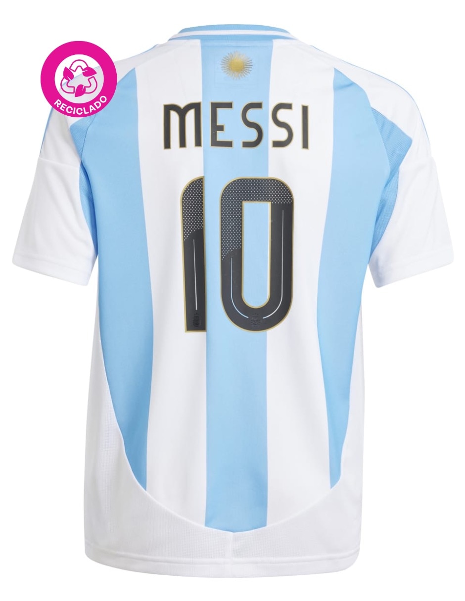 Jersey de Argentina tercer equipo de Lionel Messi manga corta para niño 2