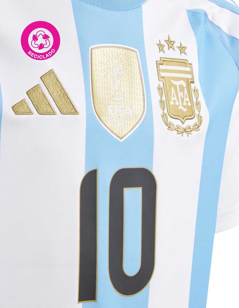 Jersey de Argentina tercer equipo de Lionel Messi manga corta para niño 3