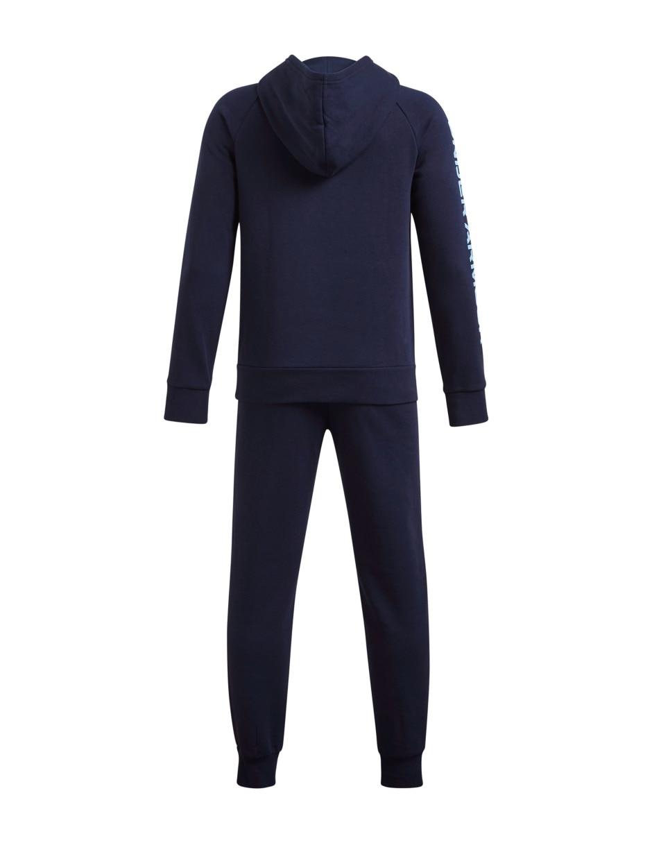Conjunto deportivo ua rival fleece suitblu para niño