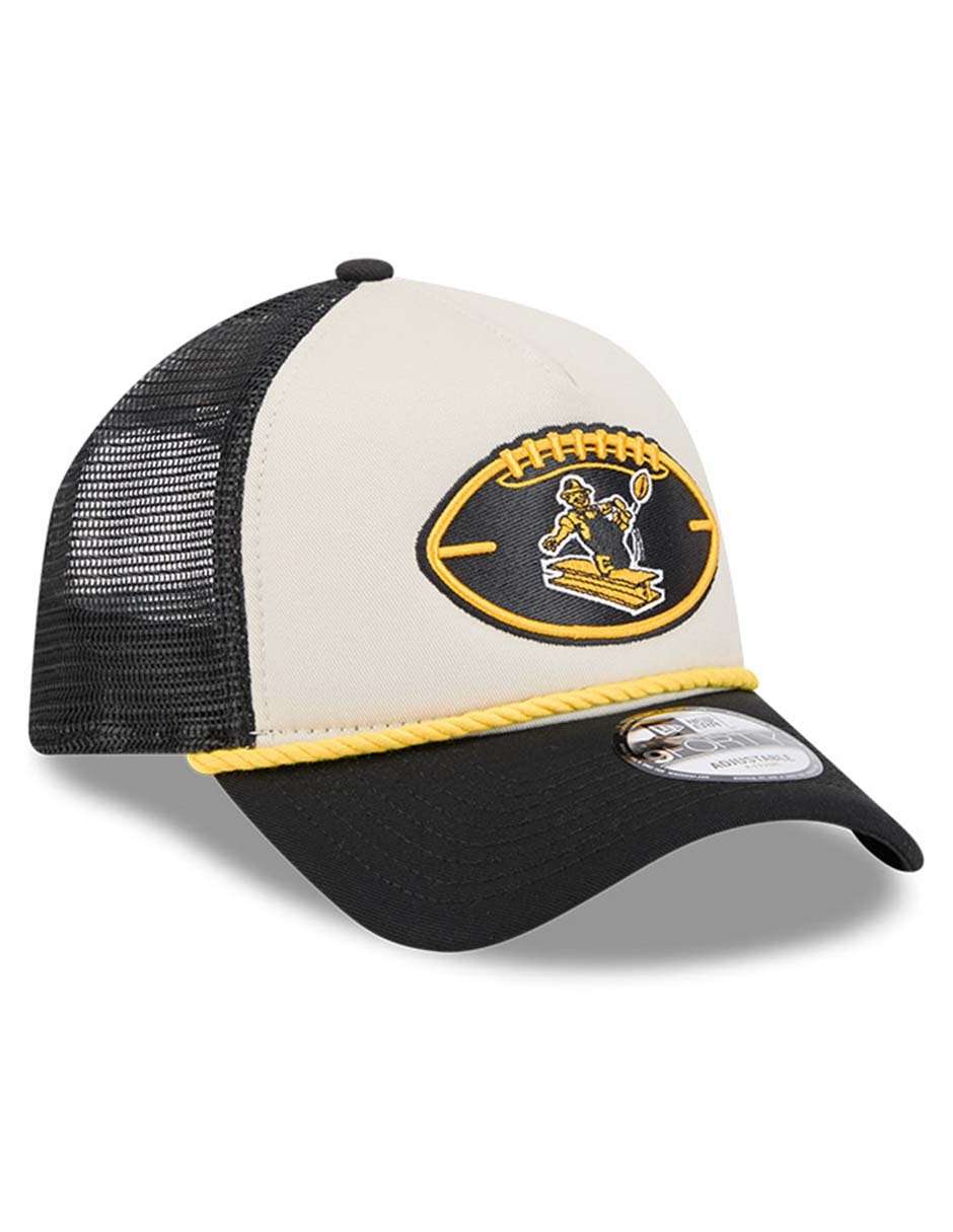 Gorra visera curva snapback para fútbol americano NFL Pittsburgh Steelers para adulto 6