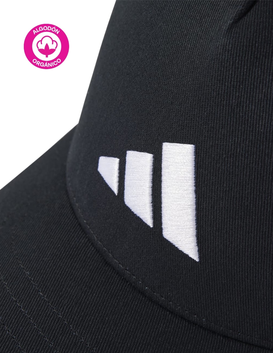 Gorra con visera curva snapback para entrenamiento Adidas K Cap infantil
