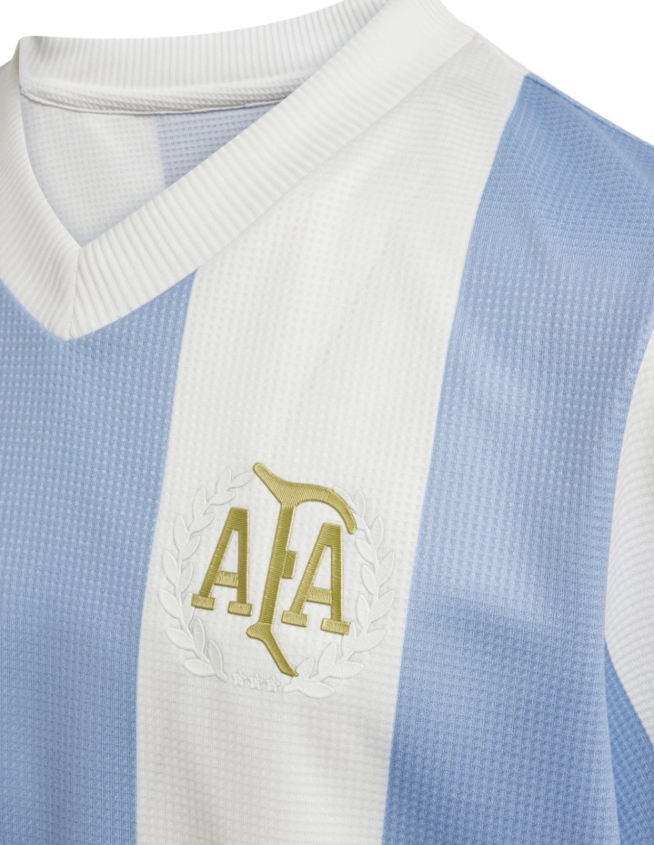 Jersey de Selección de fútbol de Argentina local manga corta para niño 3