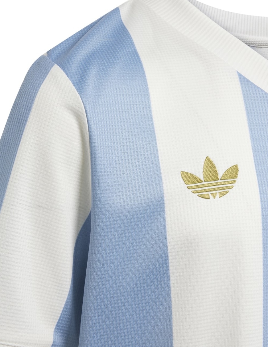 Jersey de Selección de fútbol de Argentina local manga corta para niño 4