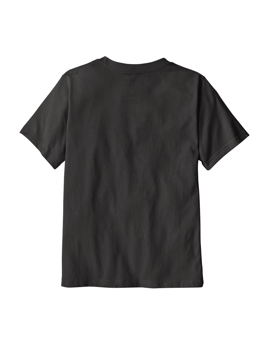 Playera deportiva outdoor Patagonia P-6 Logo de niño