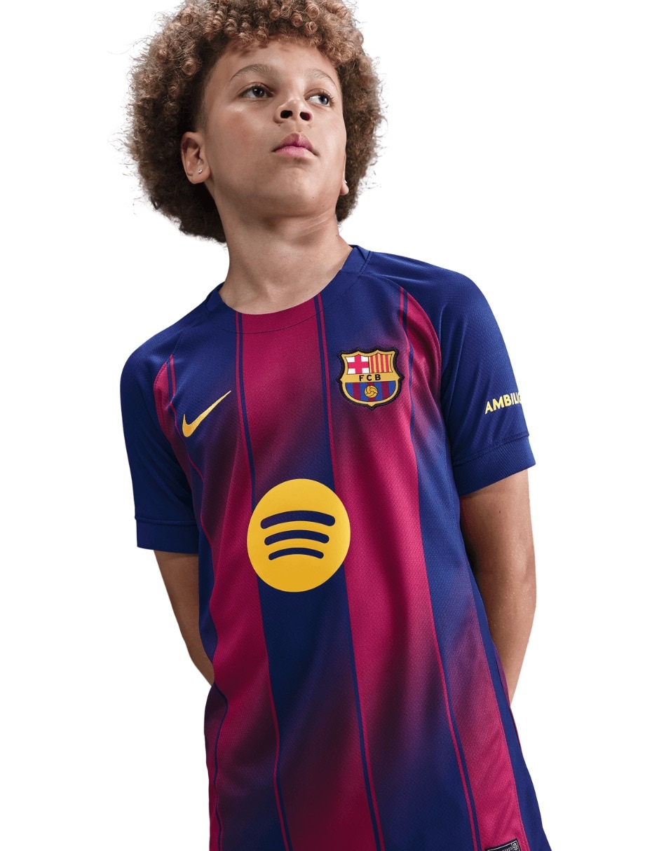 Playera deportiva para fútbol Fútbol club Barcelona para niño