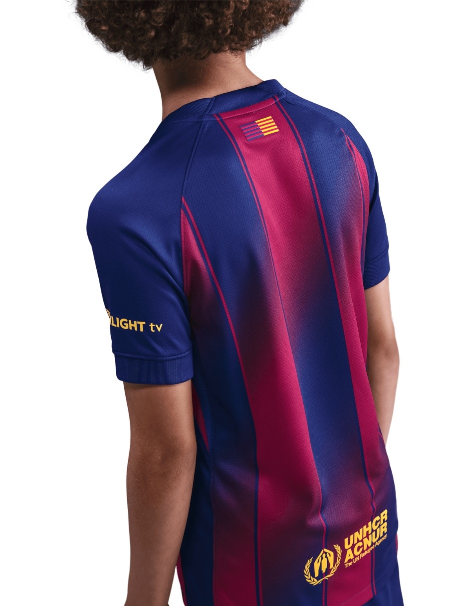 Playera deportiva para fútbol Fútbol club Barcelona para niño 7