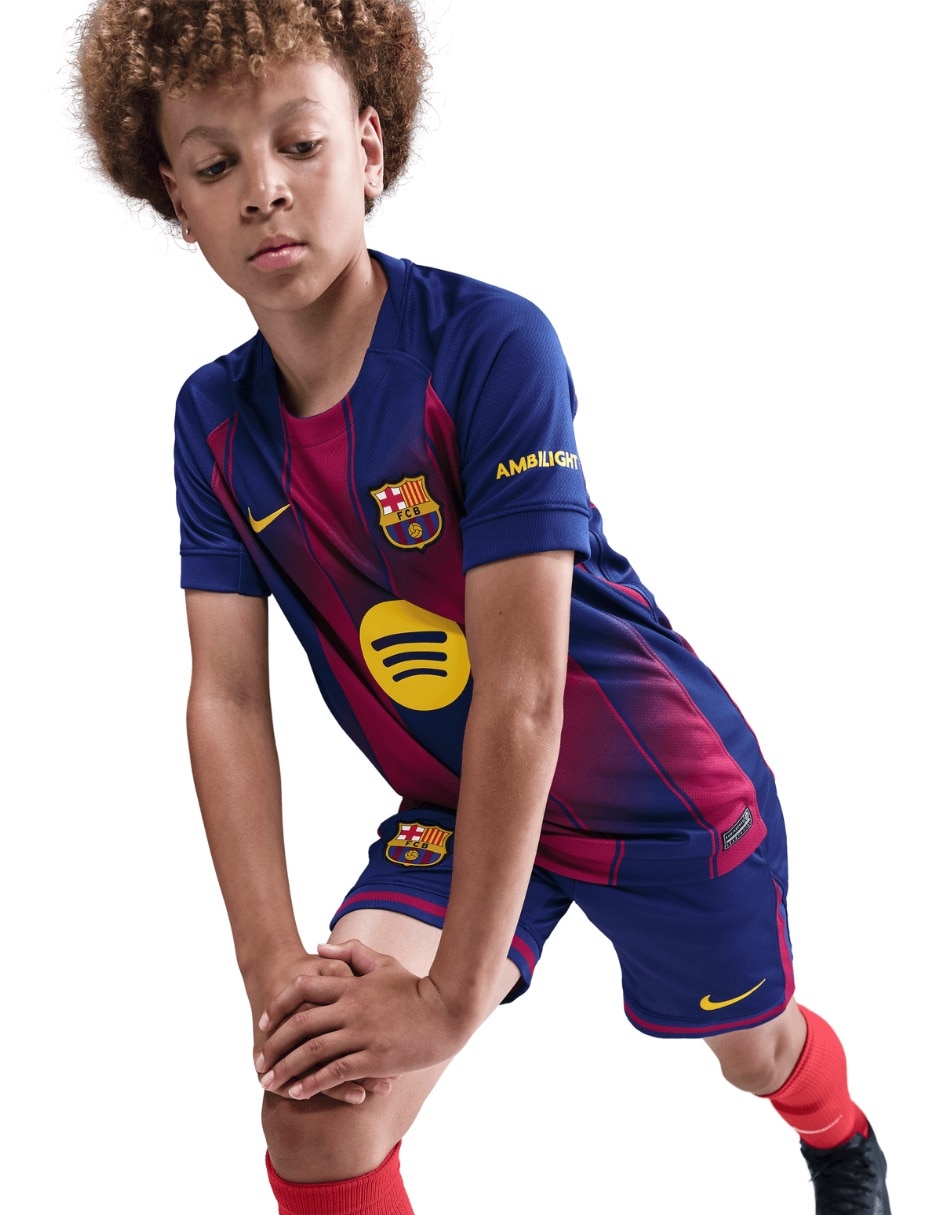 Playera deportiva para fútbol Fútbol club Barcelona para niño 8