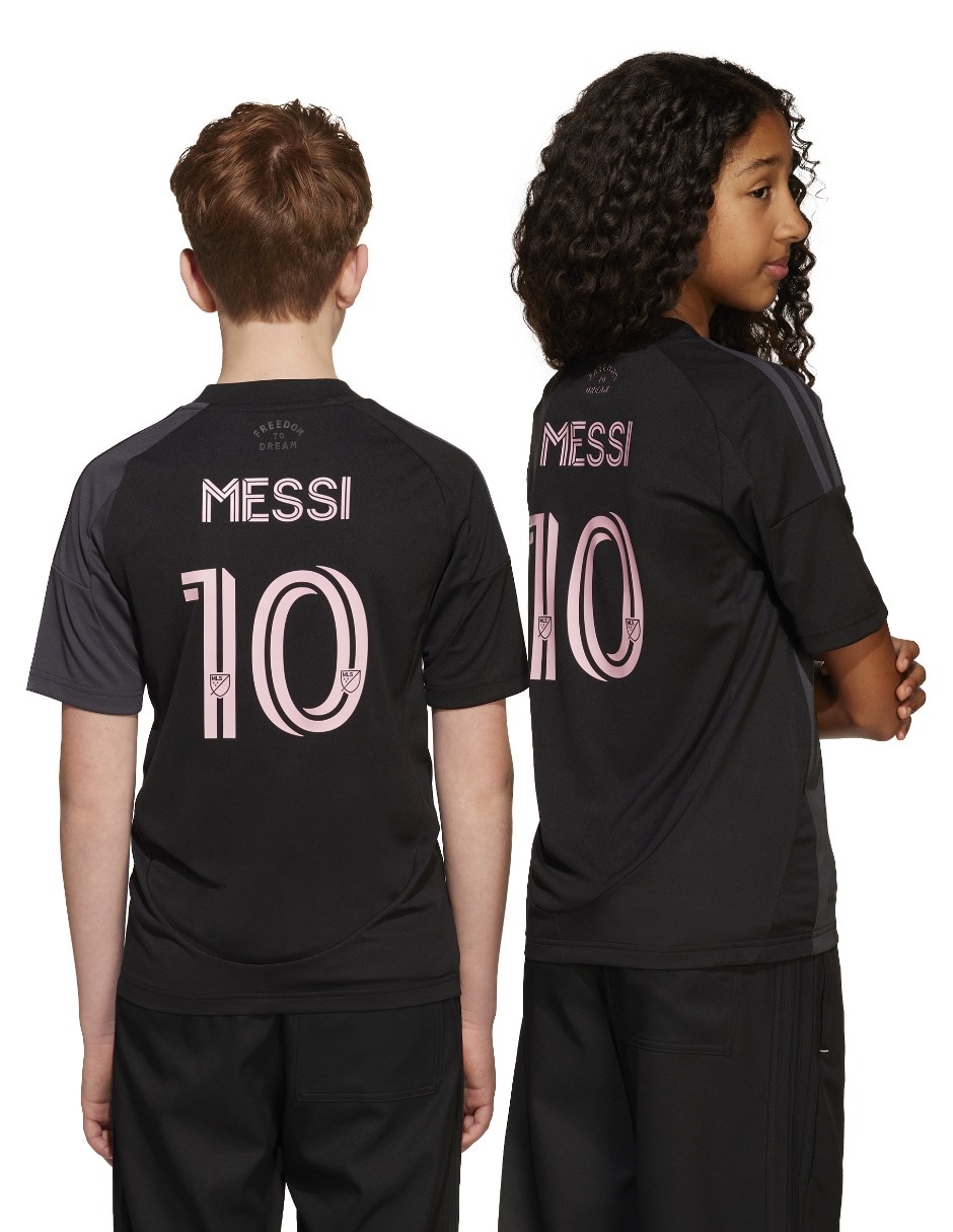 Jersey de  Inter de Miami visitante manga corta Adidas  para niño