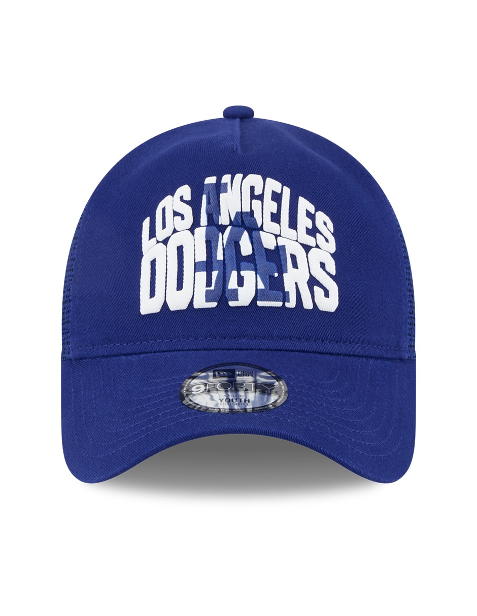 Gorra con visera curva snapback para béisbol Los Angeles Dodgers infantil 3