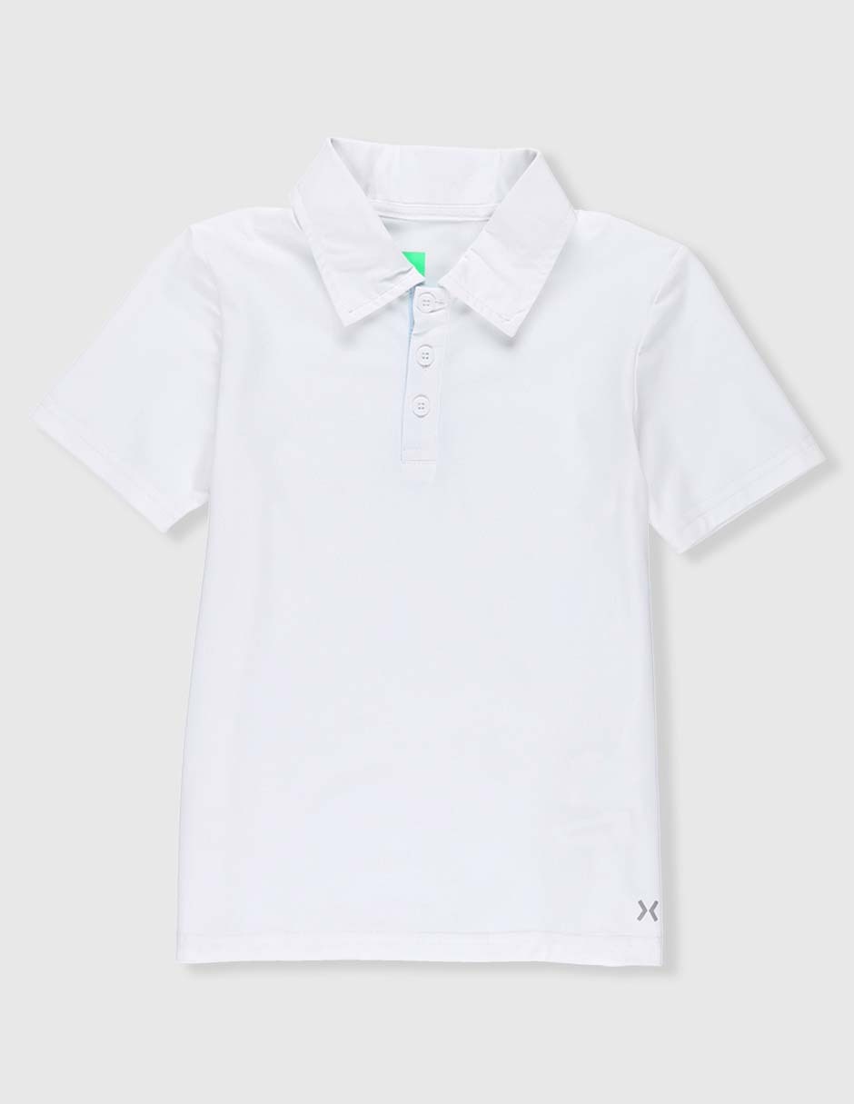 Playera tipo polo tennis X10 para niño
