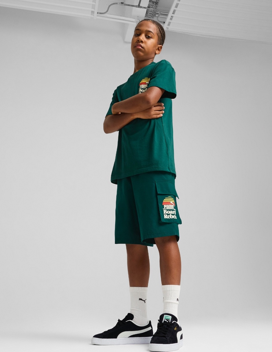 Short con bolsillos para entrenamiento niño