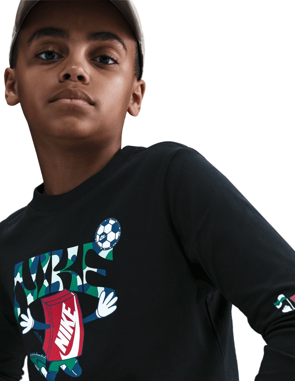 Playera deportiva para entrenamiento de niño