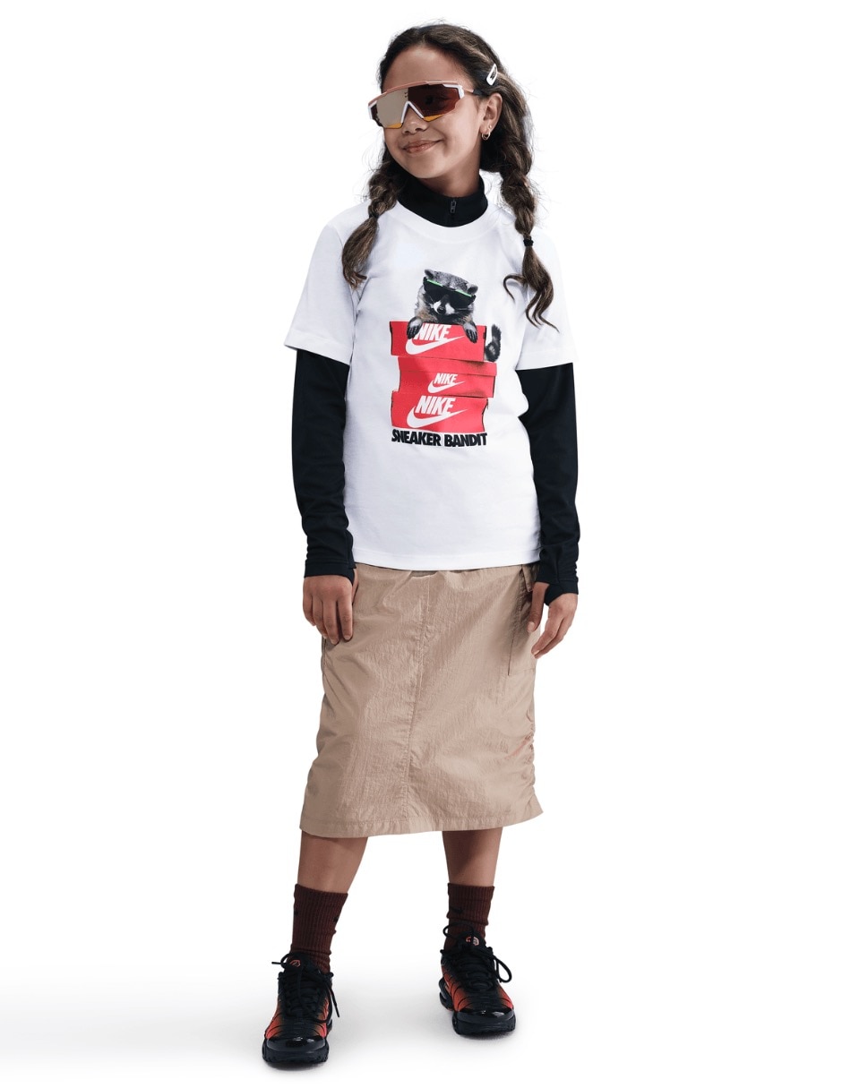 Playera deportiva para entrenamiento de niña