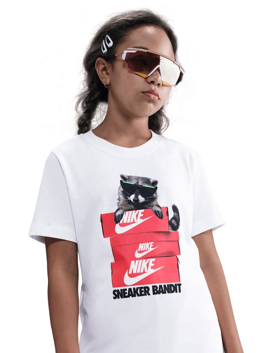 Playera deportiva para entrenamiento de niña