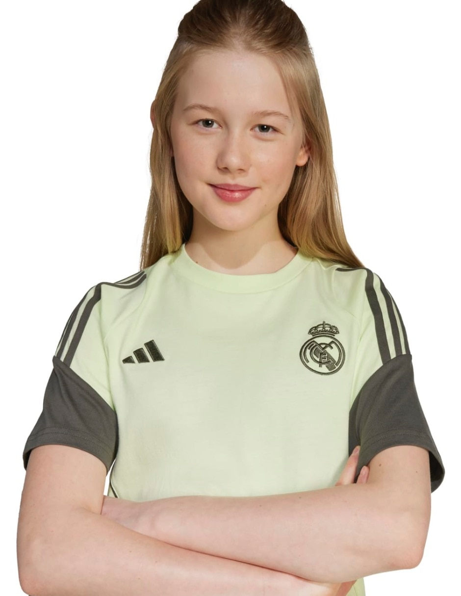 Playera deportiva para fútbol Adidas Real Madrid Club de Fútbol de niña