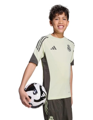 Jersey de Real Madrid Club de Fútbol local manga corta para niño