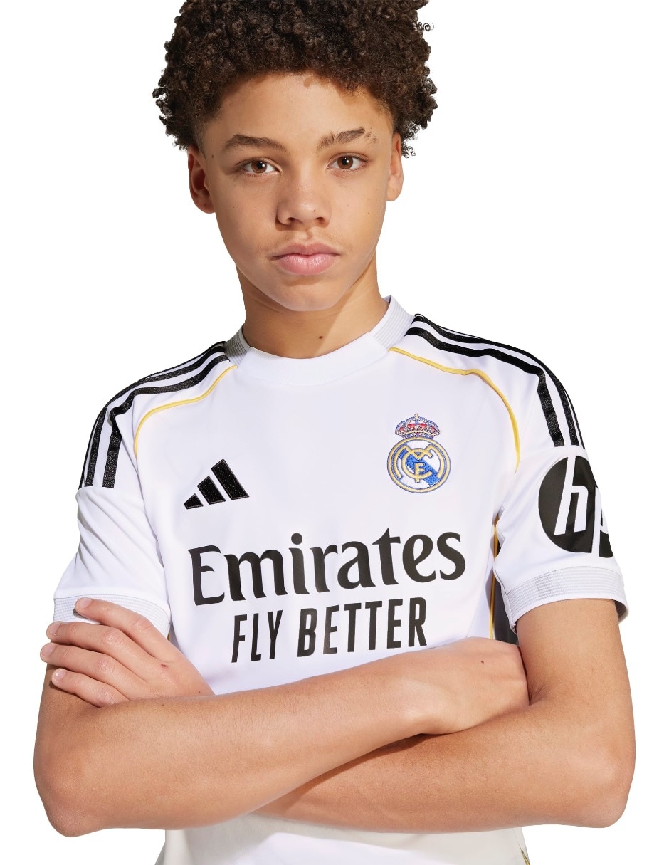 Jersey de Real Madrid Club de Fútbol local manga corta unisex 7