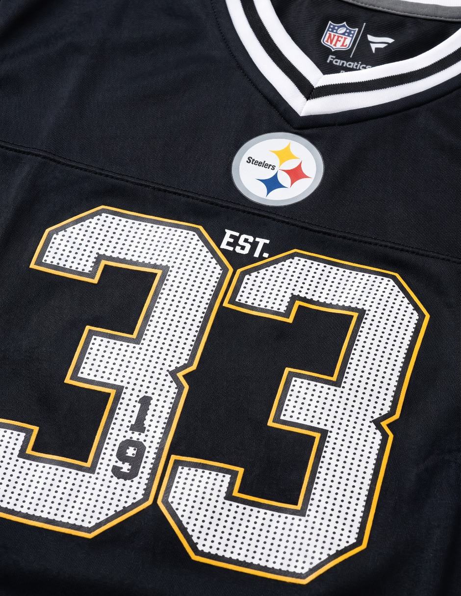 Jersey de Pittsburgh steelers de manga corta para niño 6