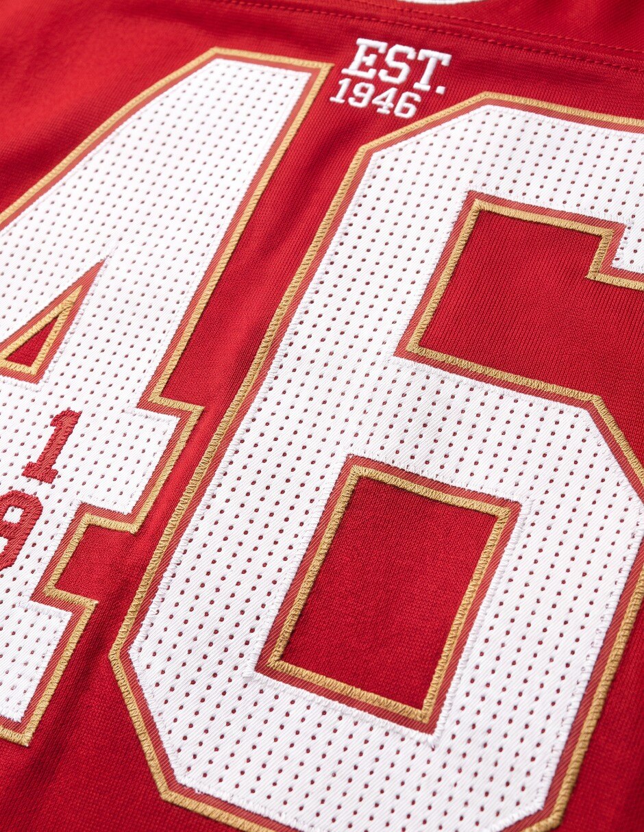 "jersey de" san francisco 49ers tercer equipo "para" niño 6
