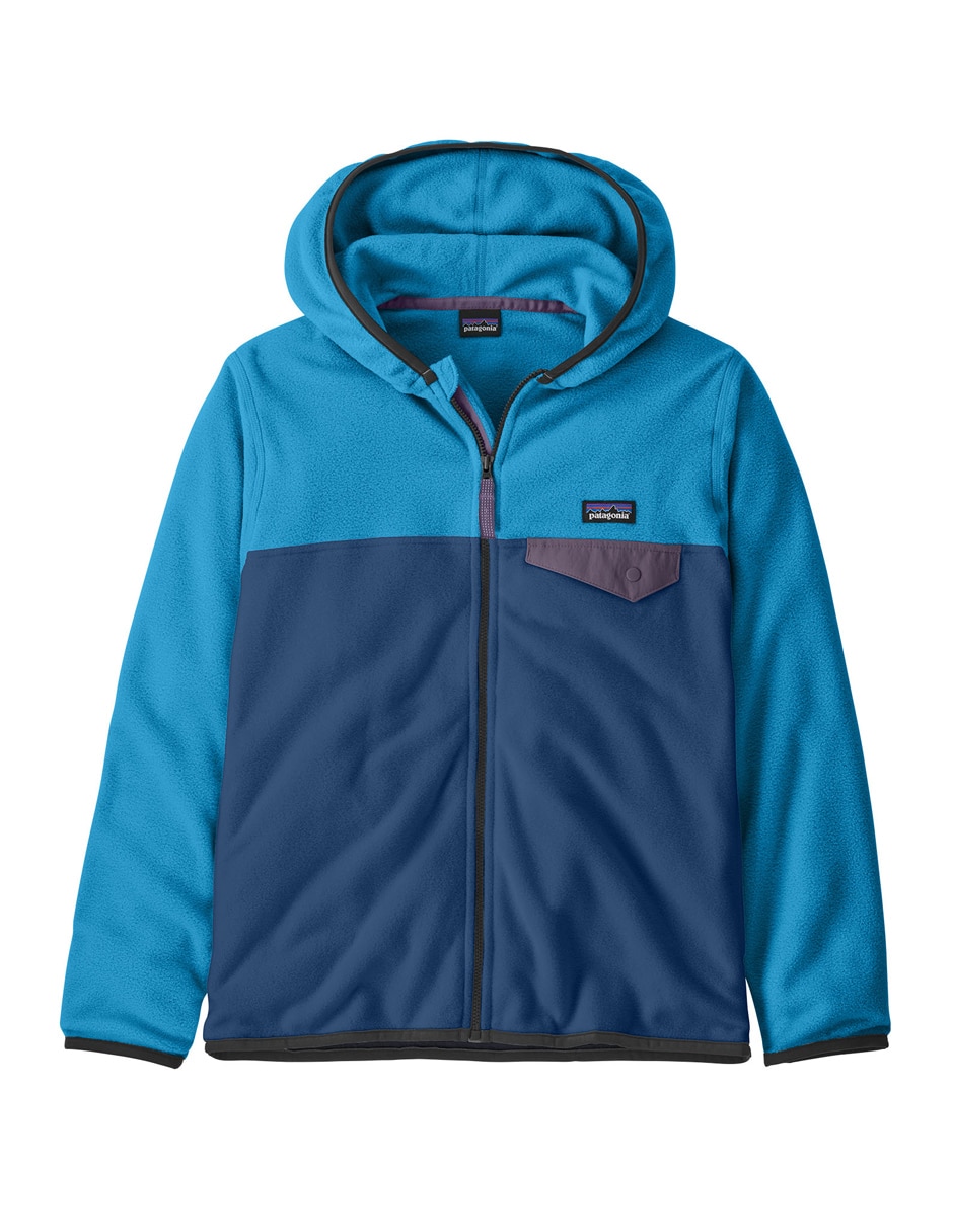 Chamarra outdoor Patagonia Micro D Snap-T Fleece de niño