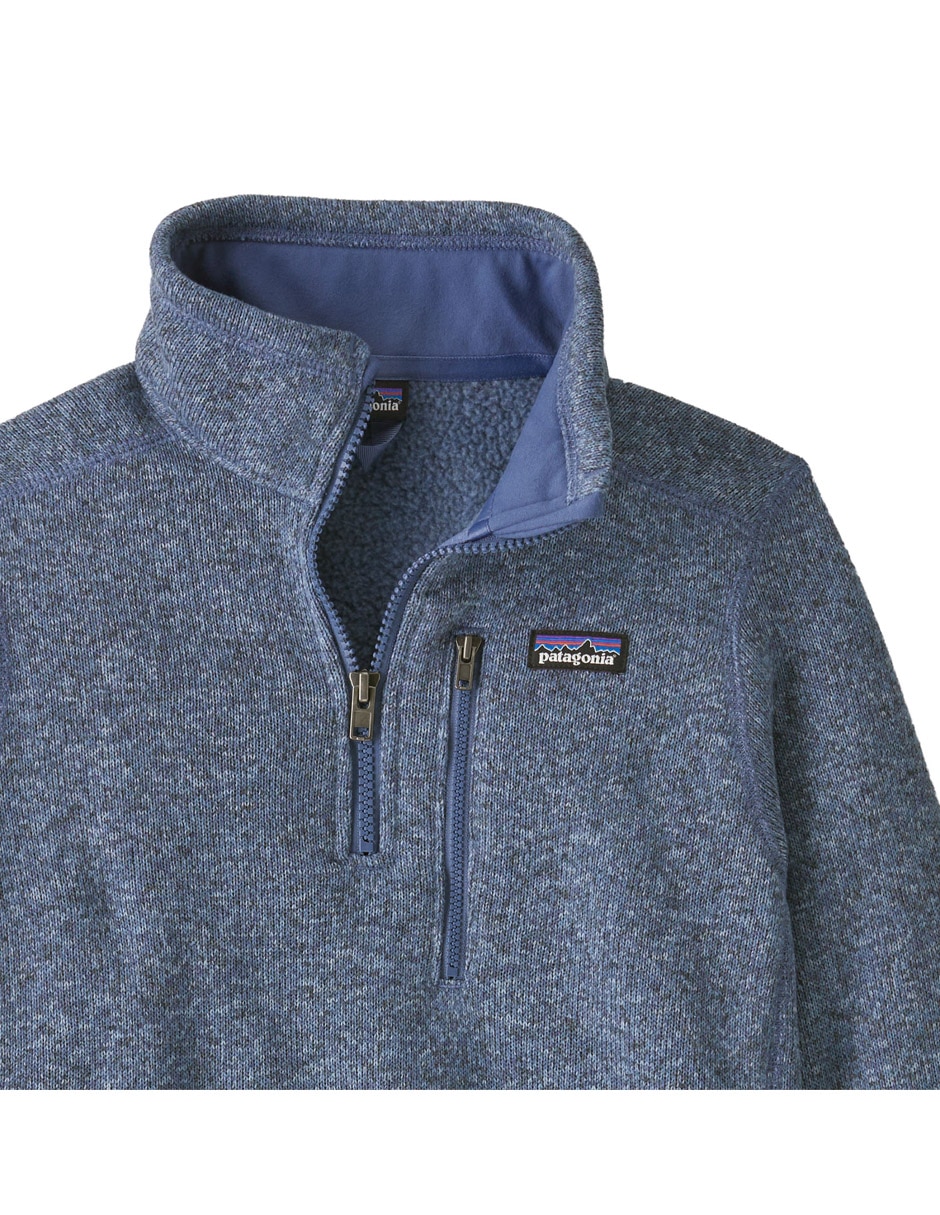Sudadera outdoor Patagonia Better Sweater 1/4-Zip con bolsas para niño