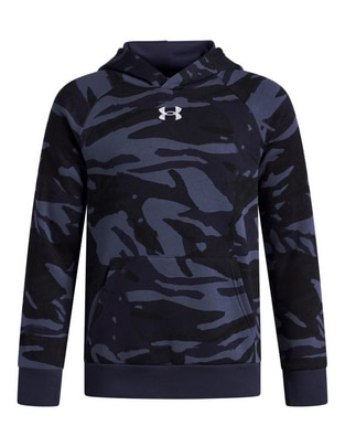 Sudadera Under Armour Ua Rival Fleece Printed Hd con capucha para niña Sudadera Under Armour Ua Rival Fleece Printed Hd con capucha para niña
