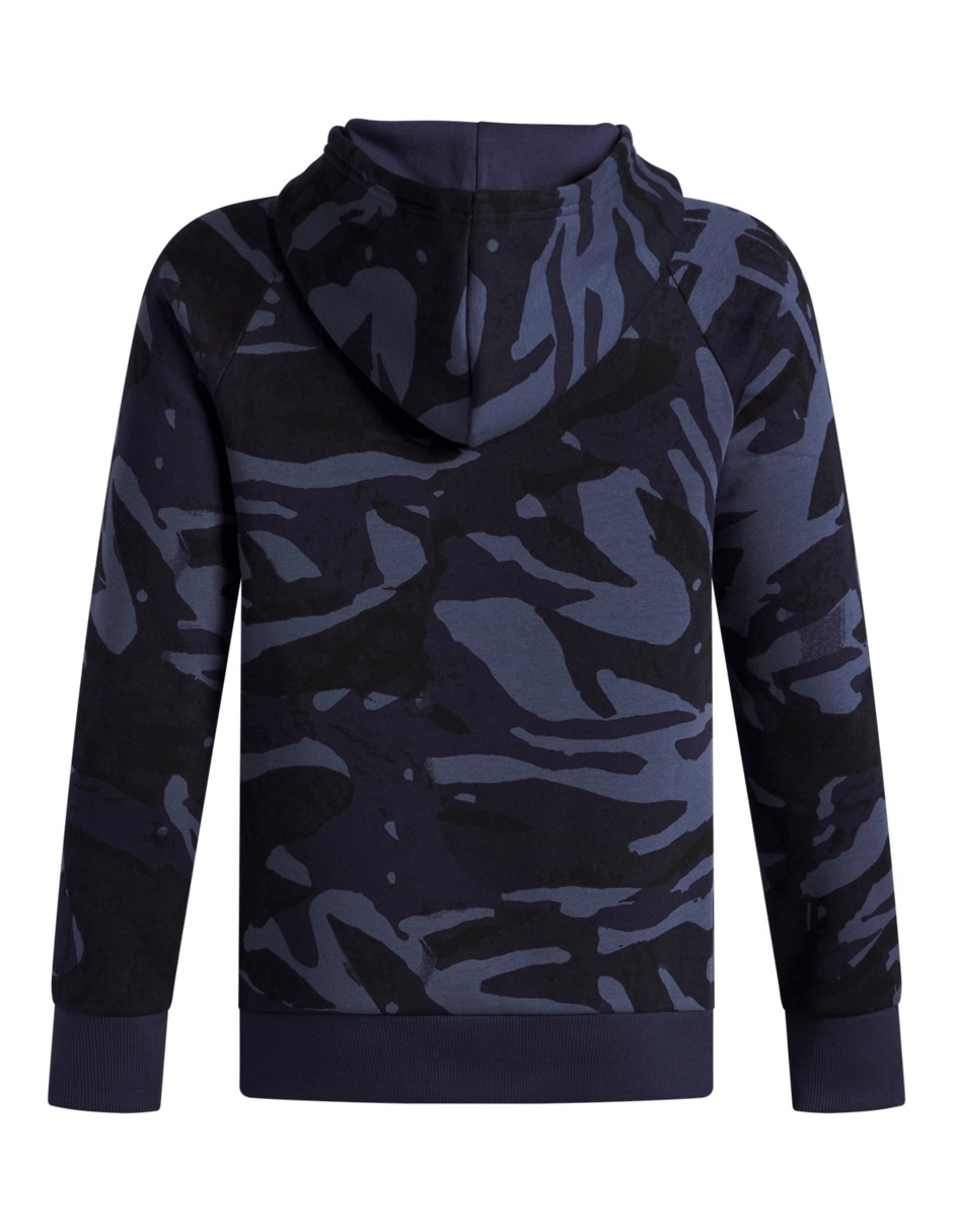 Sudadera Under Armour Ua Rival Fleece Printed Hd con capucha para niña