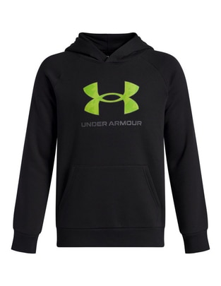 Sudadera Under Armour Ua Rival Flc Bl Prtfill Hd con capucha para niña Sudadera Under Armour Ua Rival Flc Bl Prtfill Hd con capucha para niña
