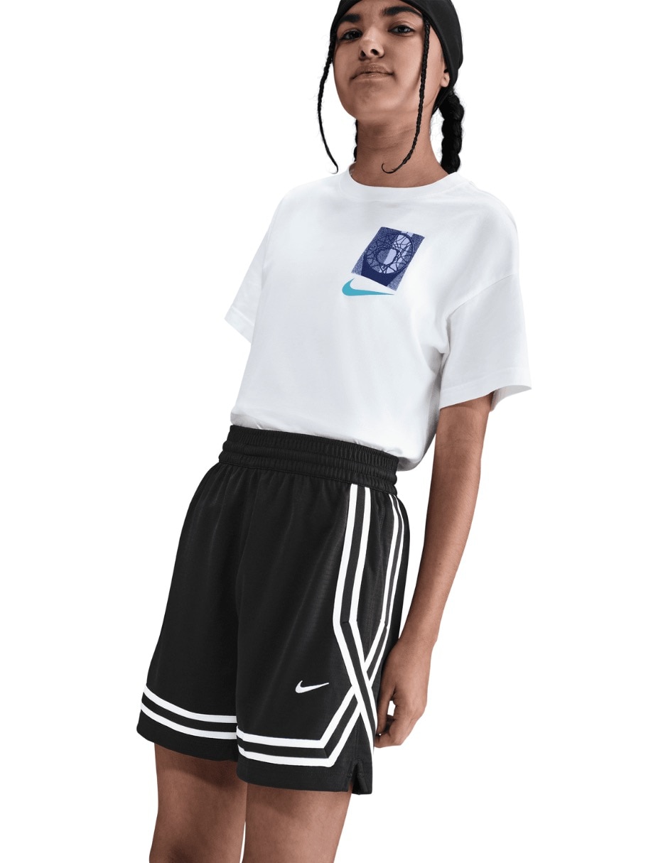 Short Nike con bolsillos K NK DF Crossover para entrenamiento niña