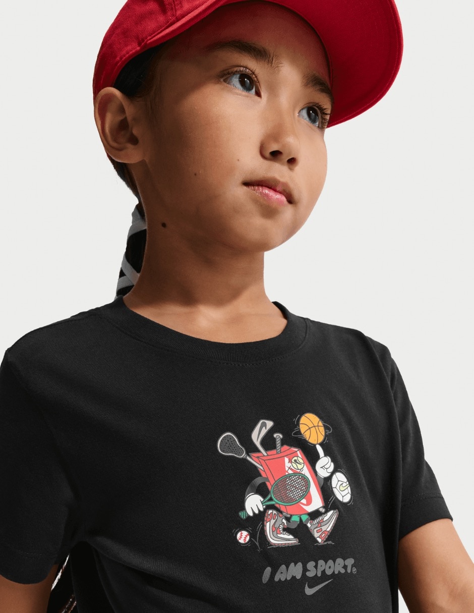 Playera deportiva para entrenamiento de niña