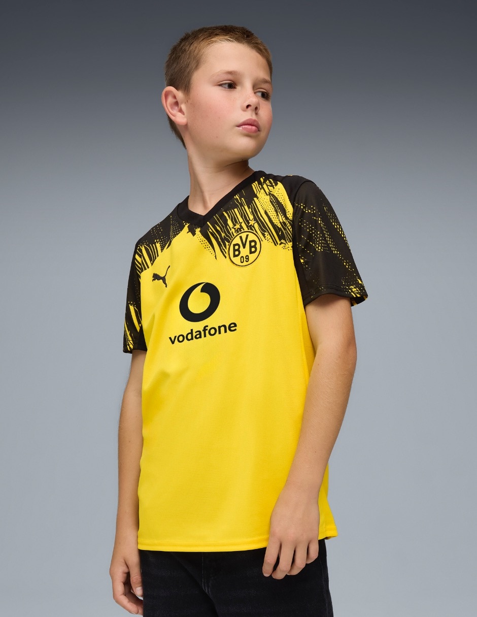 Jersey de Borussia Dortmund local manga corta Puma para niño