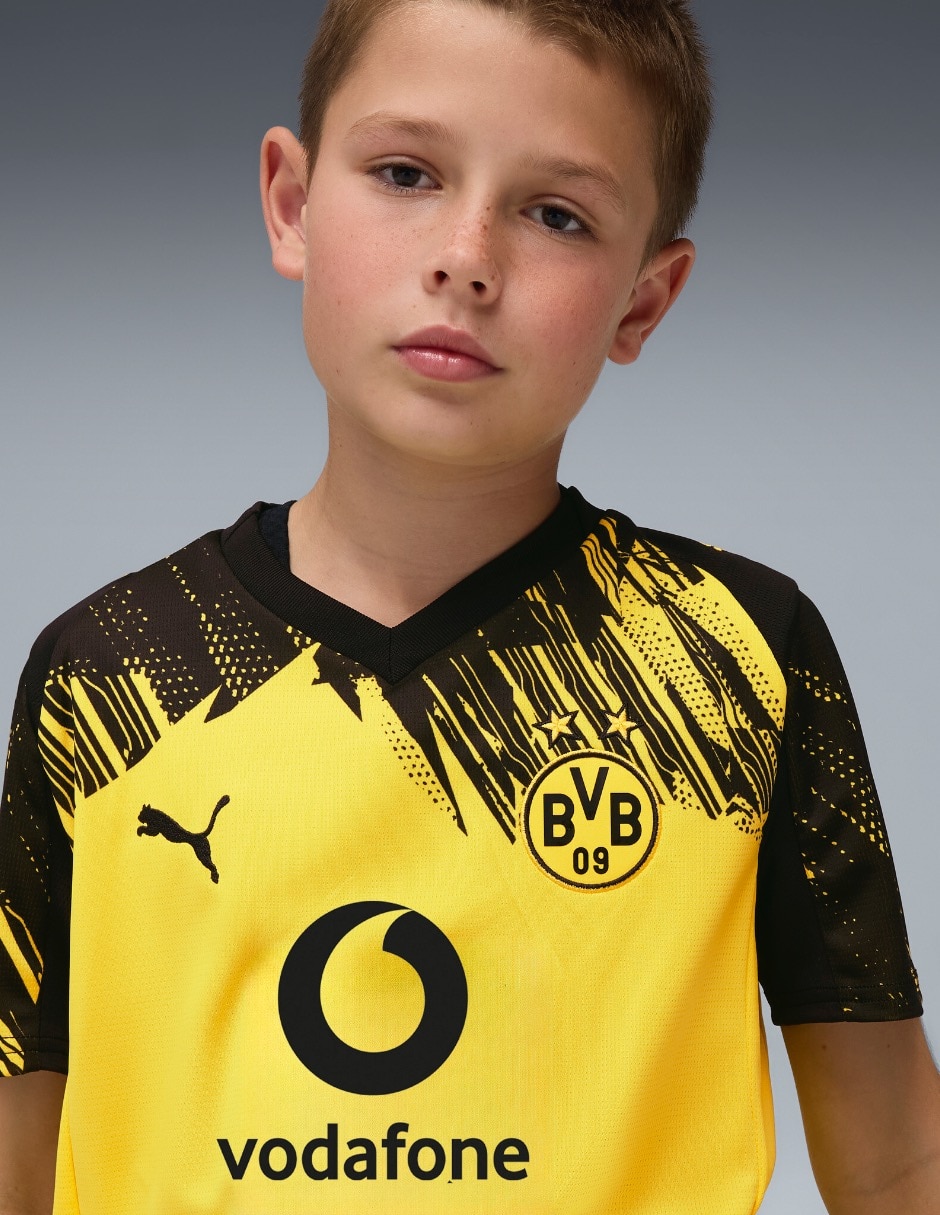 Jersey de Borussia Dortmund local manga corta Puma para niño