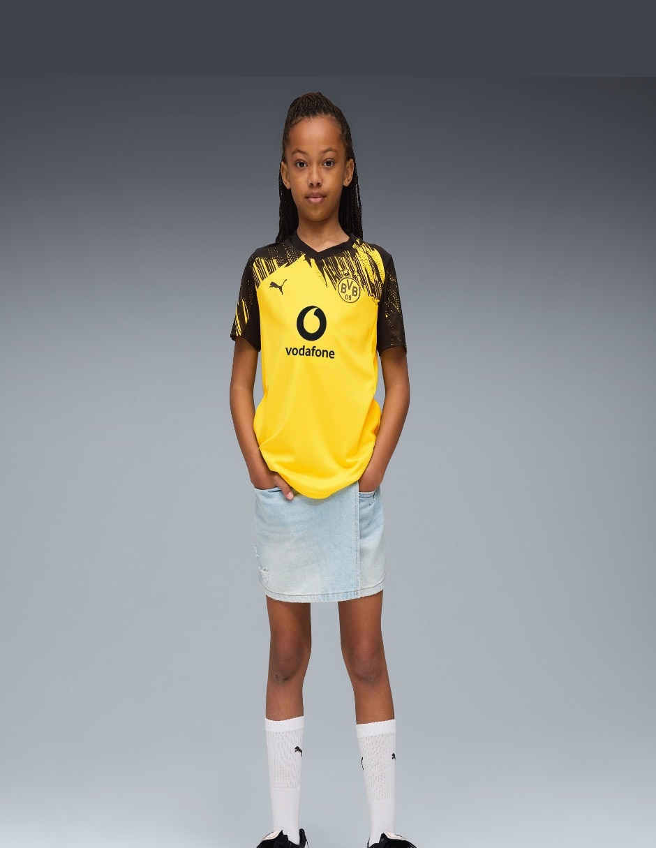 Jersey de Borussia Dortmund local manga corta Puma para niño