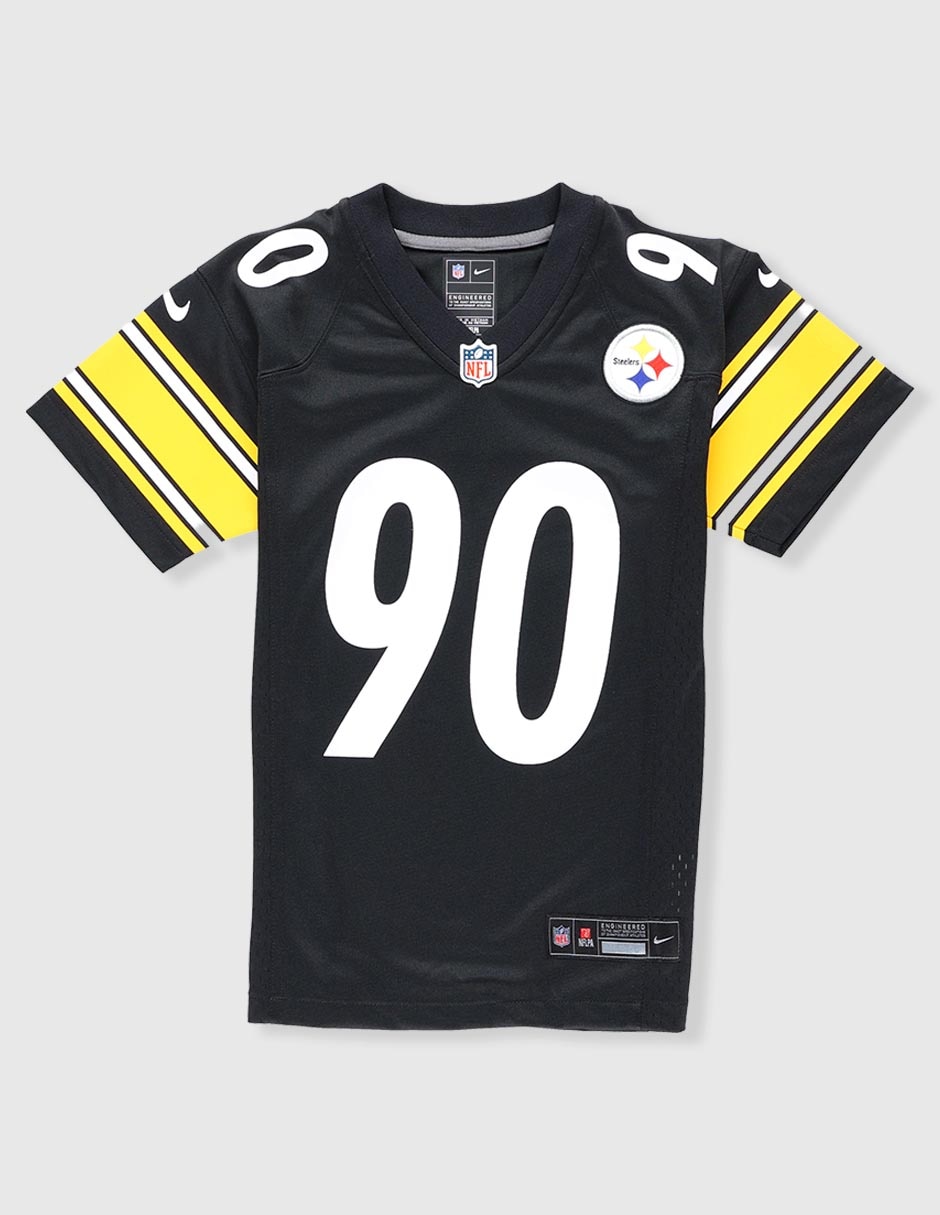 Jersey de Pittsburgh Steelers local de T.J. Watt jugador para niño